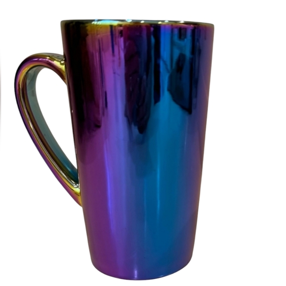 NWOT 2022 STARBUCKS MUG IRIDESCENT 16OZ - Picture 2 of 2